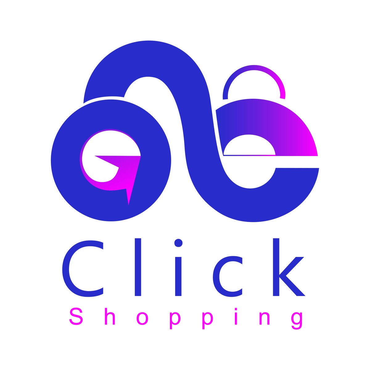 نمونه‌کار طراحی لوگوی One Click Shopping