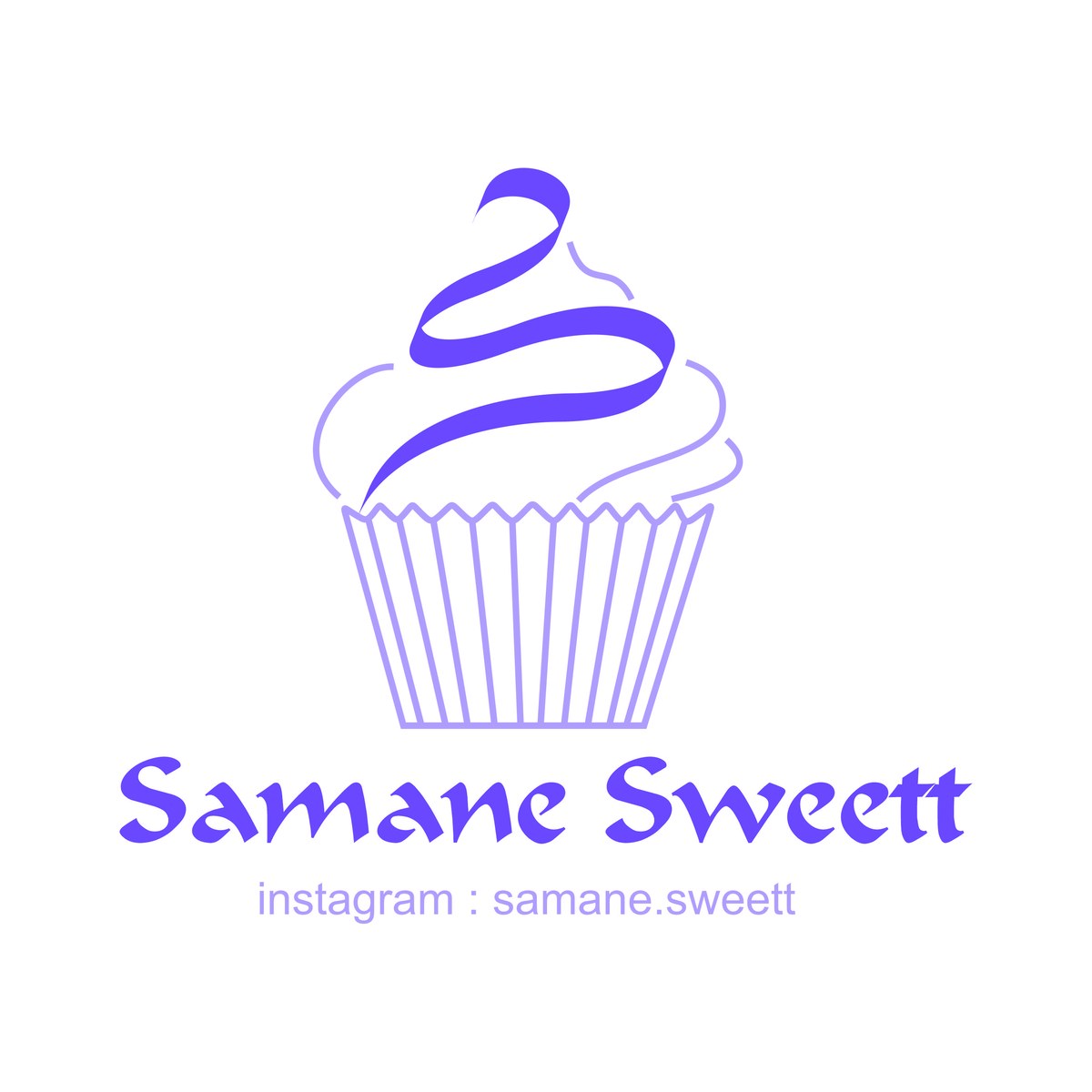 نمونه‌کار طراحی لوگوی Samane Sweet